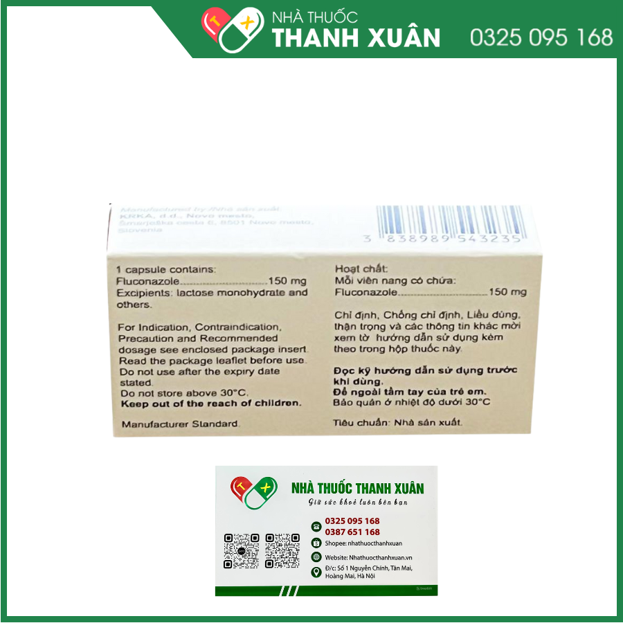 Diflazon 150mg điều trị nhiễm nấm Candida